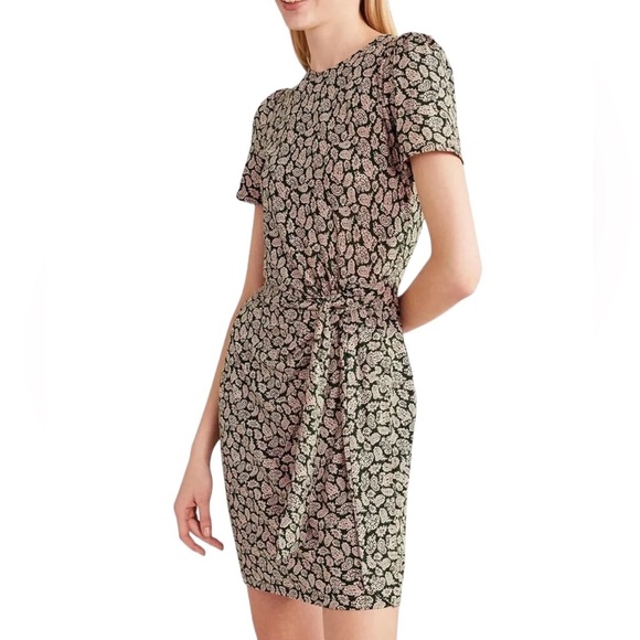 Boden Dresses & Skirts - Boden Paisley Knot Front Jersey Knit Dress 12